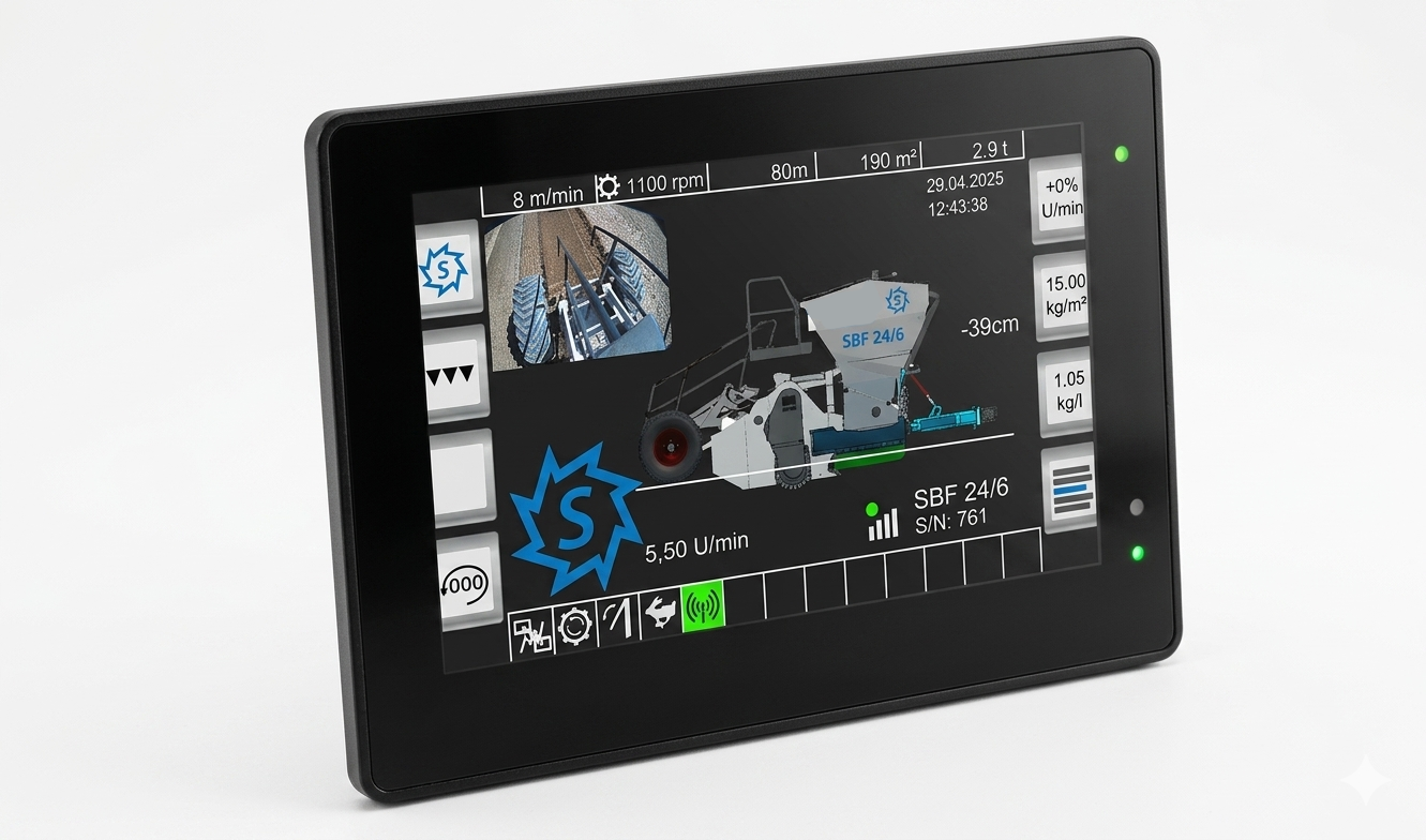 Modernes, computergesteuertes Display der Stehr SBF 24/6