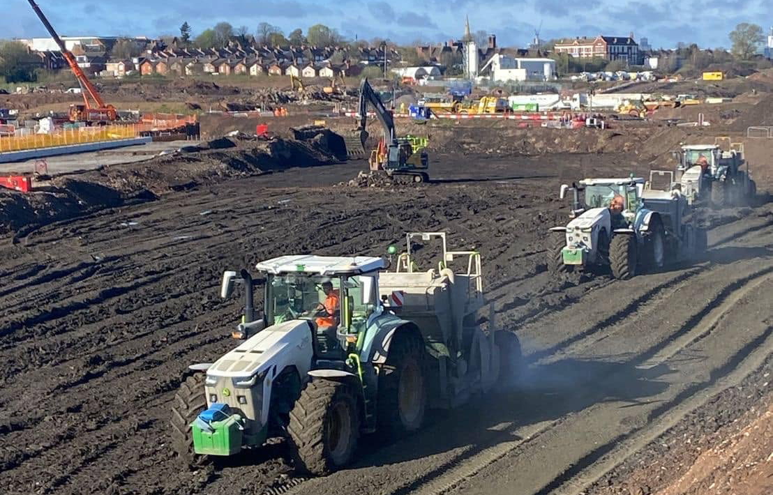 Drei staubfreie SBF 24-6 Anlagen auf einer Großbaustelle